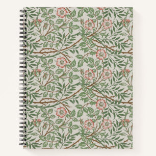 William Morris Sweetbriar Floral Art Nouveau Notebook