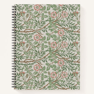 William Morris Sweetbriar Floral Art Nouveau Notebook