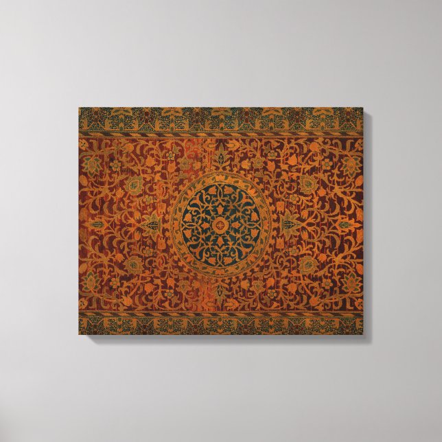 William Morris Tapestry Carpet Rug Canvas Print (Front)
