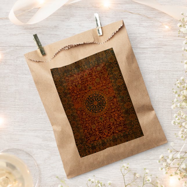 William Morris Tapestry Carpet Rug Favour Bag (Clipped)