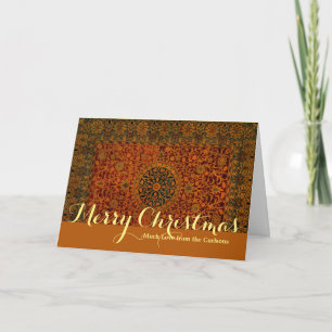 William Morris Tapestry Carpet Rug Holiday Card