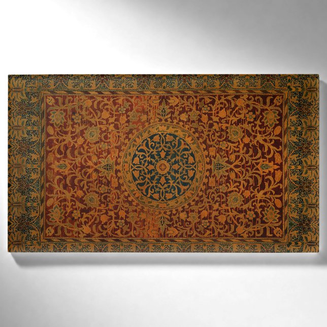 William Morris Tapestry Carpet Rug Name Tag (Front)