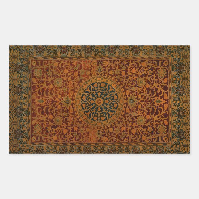 William Morris Tapestry Carpet Rug Sticker (Front)