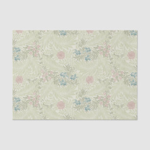 William Morris Teal Blue & Pink Larkspur Pattern Tissue Paper