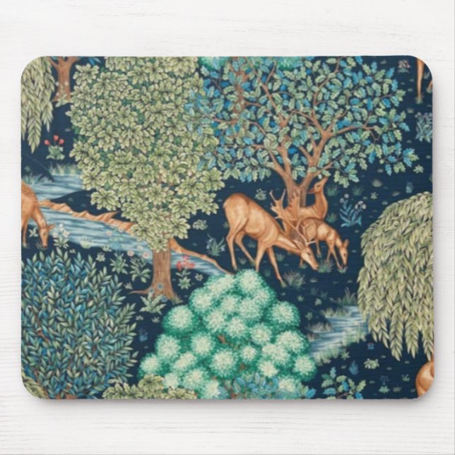 William Morris The Brook Mouse Pad (Front)