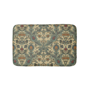 William Morris The Peacock Vintage Art Nouveau Bath Mat