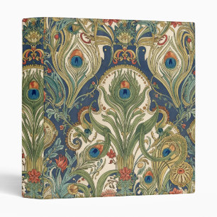 William Morris The Peacock Vintage Art Nouveau Binder