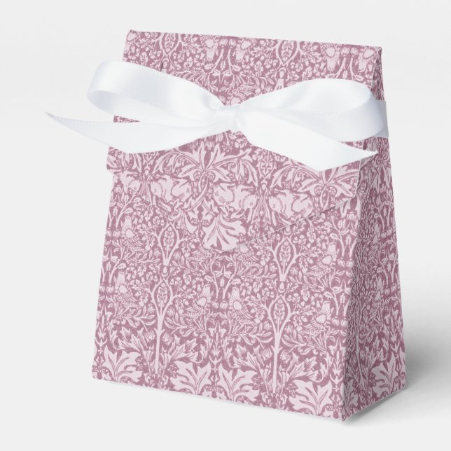 William Morris,The Strawberry thief,revamped,art n Favor Box (Front Side)