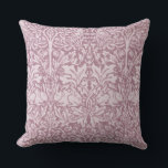 William Morris,The Strawberry thief,revamped,art n Outdoor Pillow<br><div class="desc">William Morris, The Strawberry thief, revamped, art nouveau,  vintage, modern, pink, retro, for her,  wedding, pattern, chic</div>