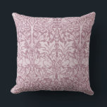 William Morris,The Strawberry thief,revamped,art n Outdoor Pillow<br><div class="desc">William Morris, The Strawberry thief, revamped, art nouveau,  vintage, modern, pink, retro, for her,  wedding, pattern, chic</div>