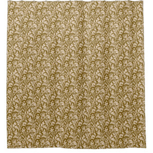 William Morris Thistle Damask, Taupe Tan and Beige