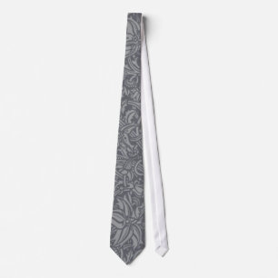 William Morris Thistle Floral Art Nouveau Pattern Tie