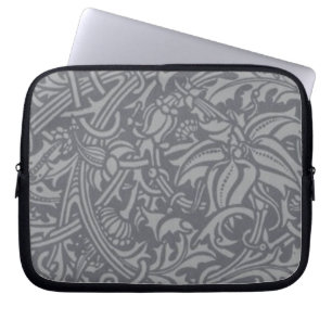 William Morris Thistle Floral Wallpaper Flower Art Laptop Sleeve