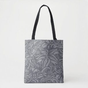 William Morris Thistle Floral Wallpaper Flower Art Tote Bag