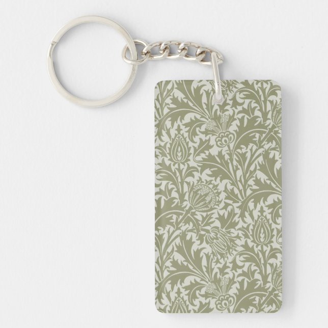 William Morris Thistle Sage Green Motif (Devant)