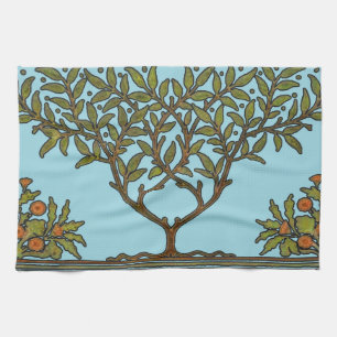 William Morris Tree Frieze Floral Wallpaper Kitchen Towel