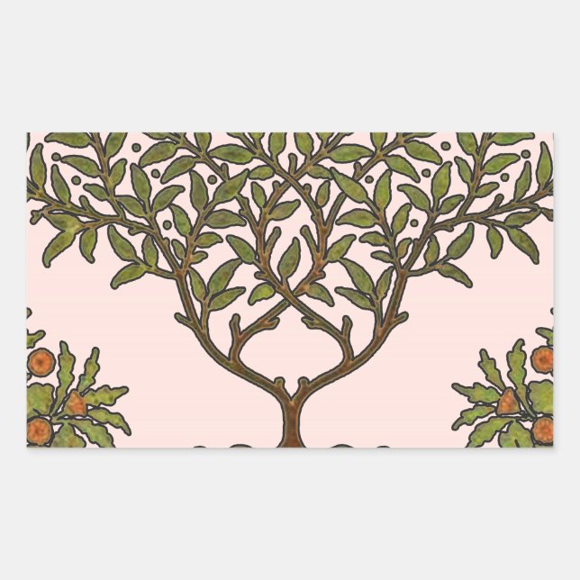 William Morris Tree Frieze Floral Wallpaper Sticker (Front)