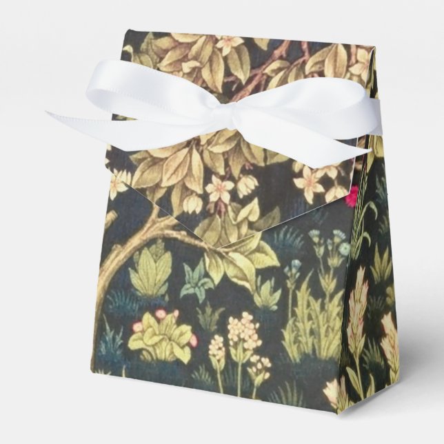 William Morris Tree Of Life Favor Box (Front Side)