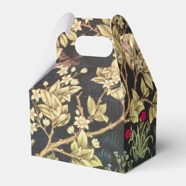 William Morris Tree Of Life Favor Box (Front Side)