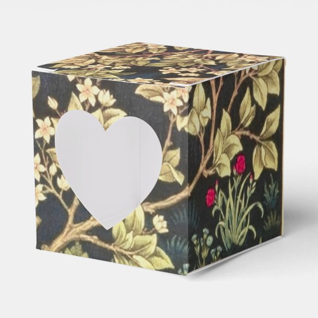 William Morris Tree Of Life Favor Box (Front Side)