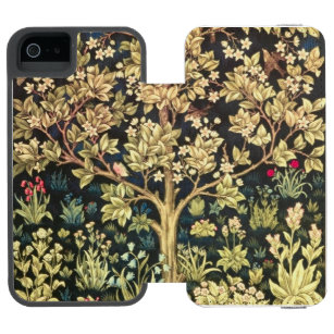 William Morris Tree Of Life Floral Vintage Art Incipio Watson™ iPhone 5 Wallet Case