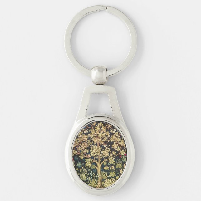 William Morris Tree Of Life Keychain (Front)