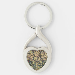 William Morris Tree Of Life Keychain
