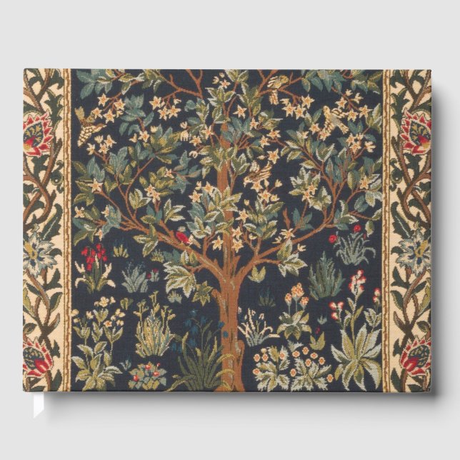 William Morris - Tree Of Life Original Guest Book (Front)