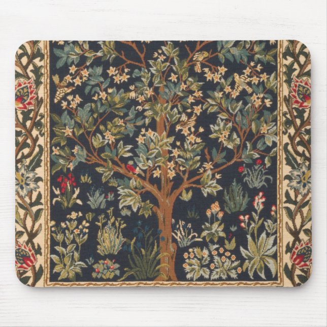 William Morris - Tree Of Life Original Mouse Pad (Front)