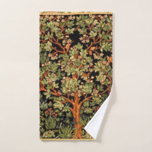 William Morris - Tree Of Life Pattern Hand Towel