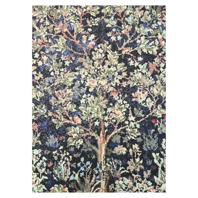 William Morris Tree of Life Tablecloth (Front)