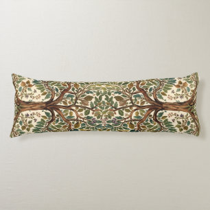 William Morris Tree Of Life Vintage Pre-Raphaelite Body Pillow