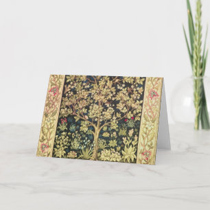 William Morris Tree Of Life Vintage Pre-Raphaelite Card