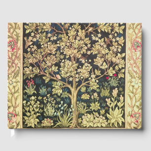 William Morris Tree Of Life Vintage Pre-Raphaelite Guest Book