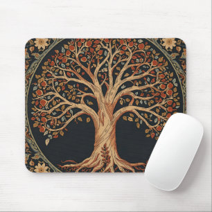 William Morris Tree Of Life Vintage Pre-Raphaelite Mouse Pad