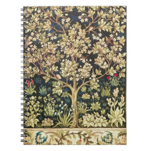 William Morris Tree Of Life Vintage Pre-Raphaelite Notebook
