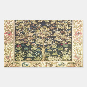 William Morris Tree Of Life Vintage Pre-Raphaelite Sticker