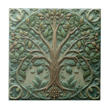 William Morris tree of life Vintage pre-raphaelite