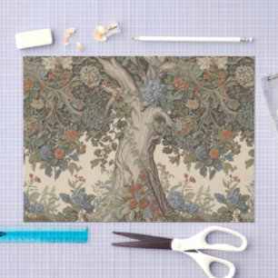 William Morris Tree Of Life Vintage Pre-Raphaelite Tissue Paper