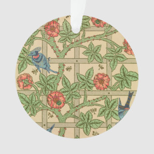 William Morris Trellis Classic Wallpaper Design Ornament