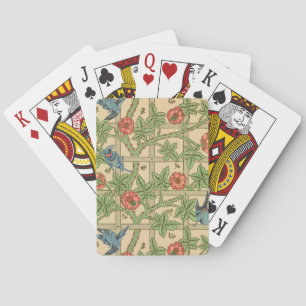 William Morris Trellis Classic Wallpaper Design  Playing Cards