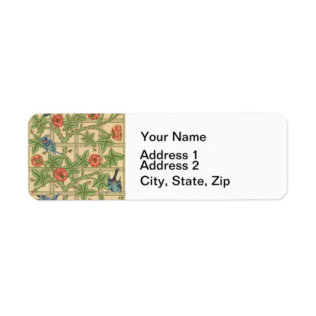 William Morris Trellis Design classique de papier  (Devant)