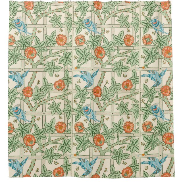 William Morris Trellis Victorian Wallpaper (Front)