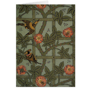 William Morris Trellis Wallpaper Art