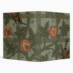 William Morris Trellis Wallpaper Art Binder
