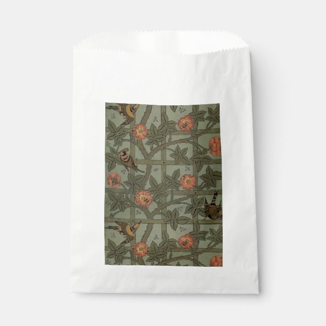 William Morris Trellis Wallpaper Art Favour Bag (Front)