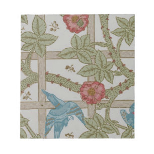 William Morris Trellis Wallpaper Art Notepad