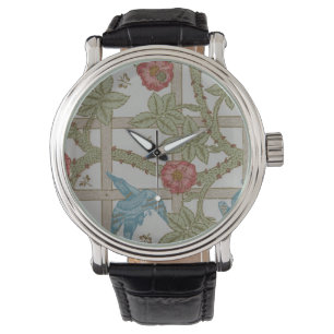 William Morris Trellis Wallpaper Art Watch
