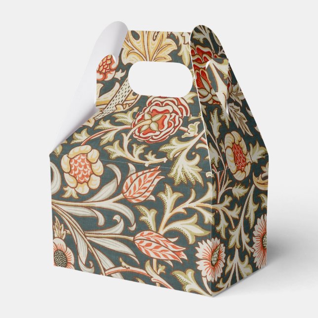 William Morris Trent Garden Flower Classic Botanic Favor Box (Front Side)