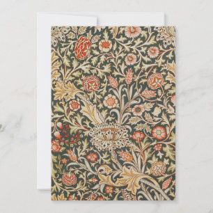 William Morris Trent Garden Flower Classic Botanic Invitation